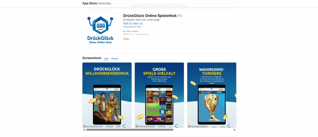 Drückglück app